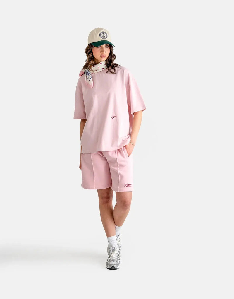 Prohibited Hometown Cherry Pink Sweatshorts - Ultra-Soft Comfy Fleece Shorts