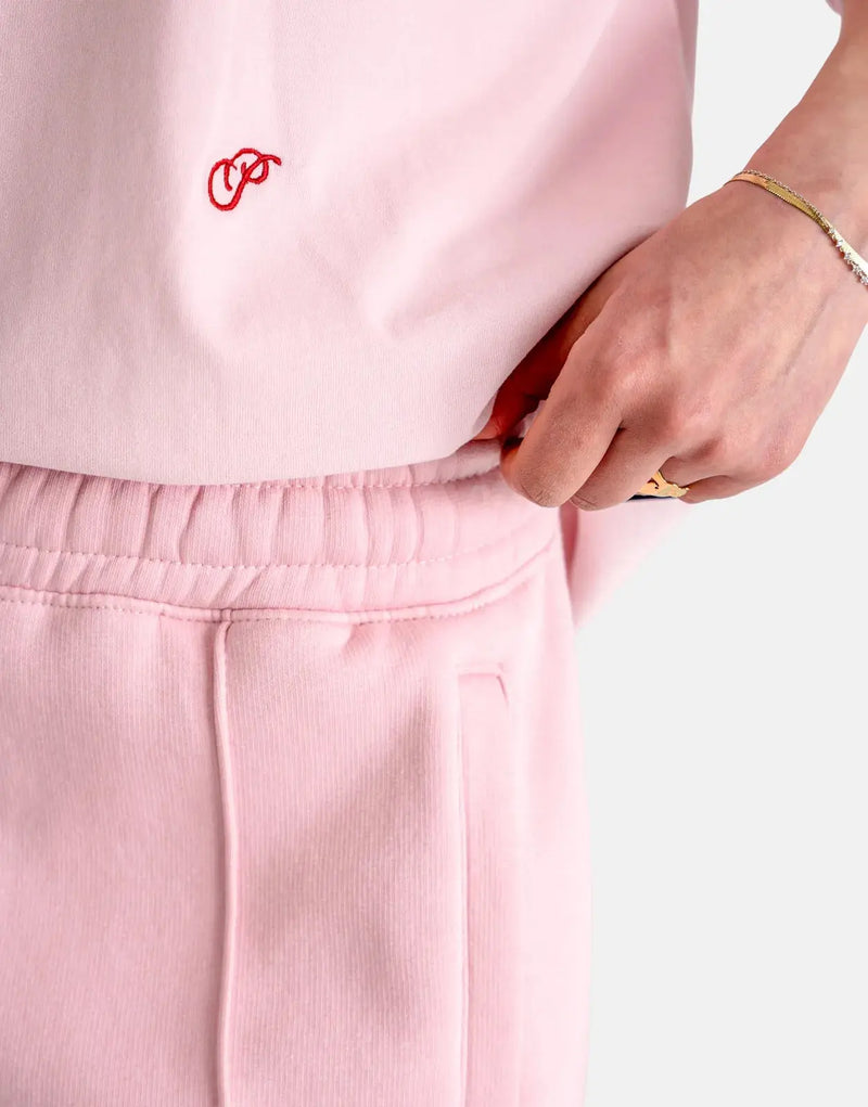 Prohibited Hometown Cherry Pink Sweatshorts - Ultra-Soft Comfy Fleece Shorts