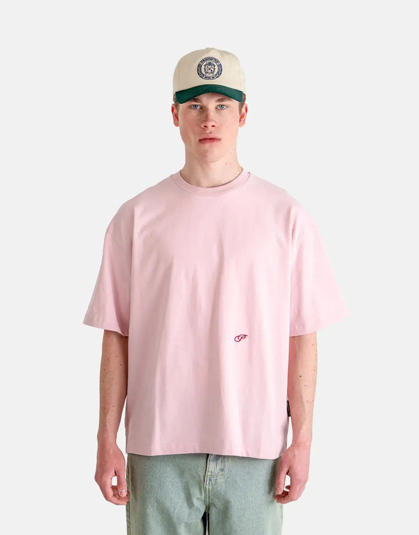Vibrant Cherry Pink T-Shirt for Men, Comfortable Cotton Crewneck, Stylish Everyday Wear