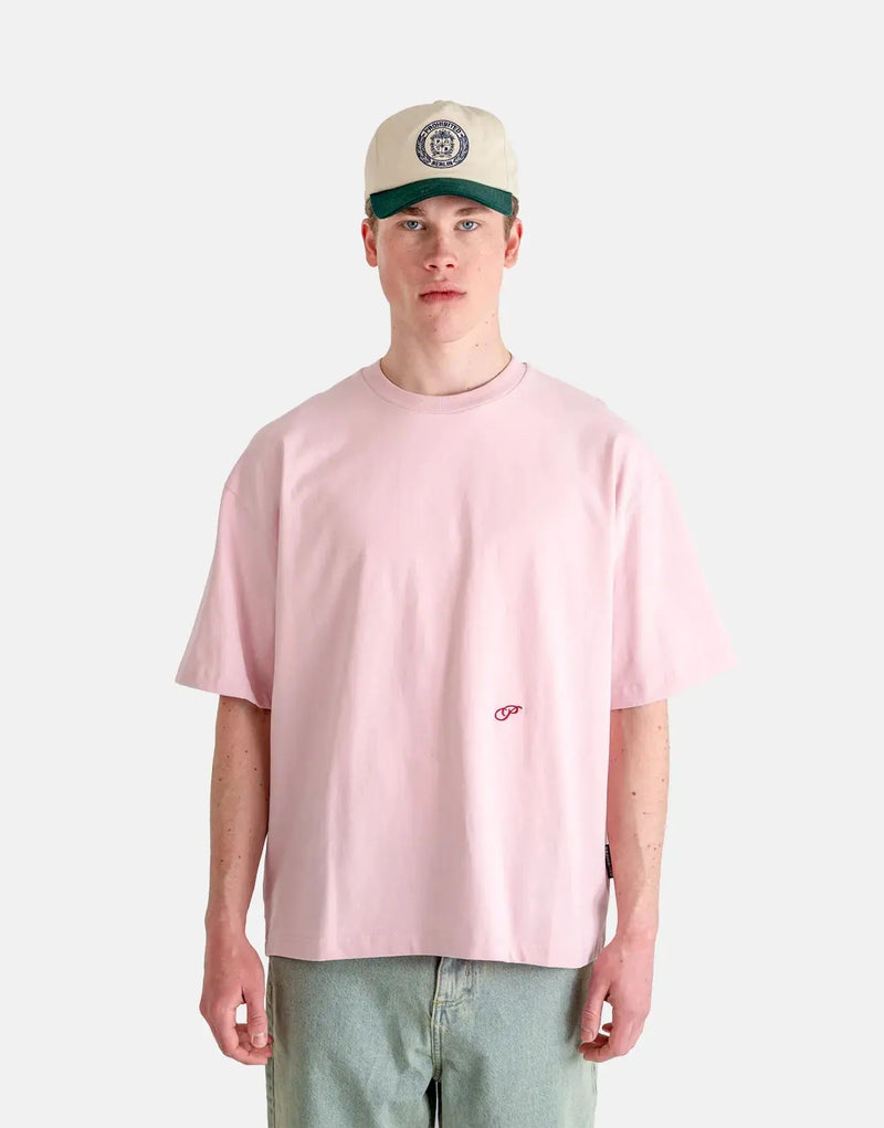 Vibrant Cherry Pink T-Shirt for Men, Comfortable Cotton Crewneck, Stylish Everyday Wear