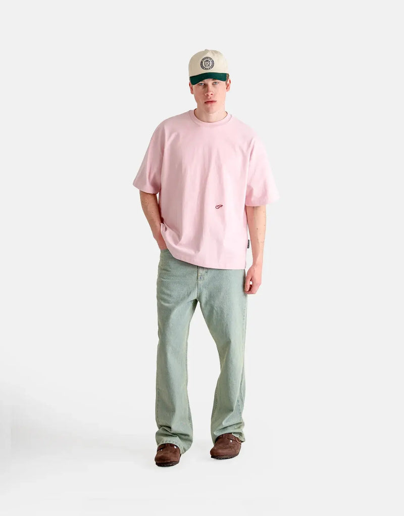 Vibrant Cherry Pink T-Shirt for Men, Comfortable Cotton Crewneck, Stylish Everyday Wear