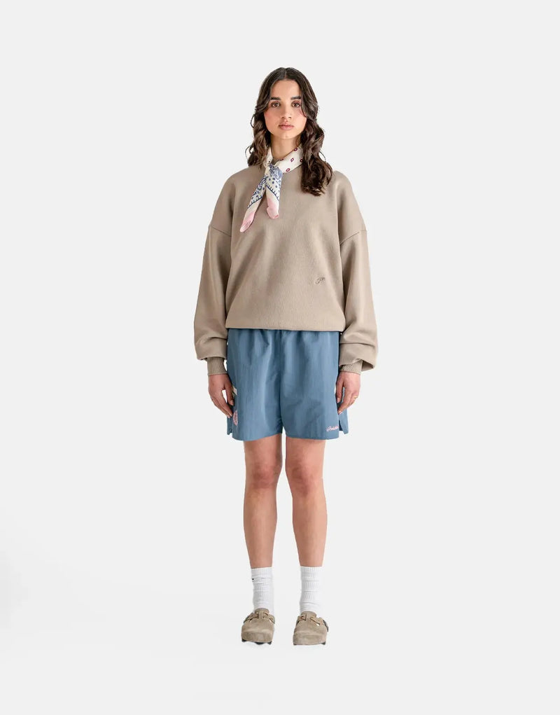 Prohibited Hometown Dust Grey Crew Neck: Premium Soft Cotton Blend, Versatile Everyday Comfort