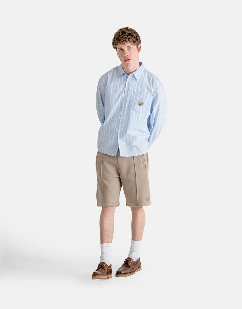 Prohibited Hometown Dust Grey Sweatshorts: Soft, Relaxed Fit for Ultimate Comfort