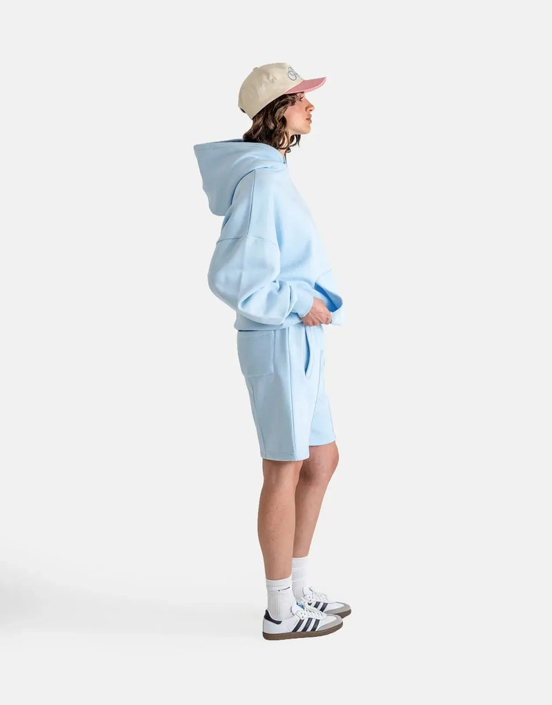 Prohibited Hometown Sky Blue Hoodie: Plush Comfort, Vibrant Azure, Durable Pullover Style