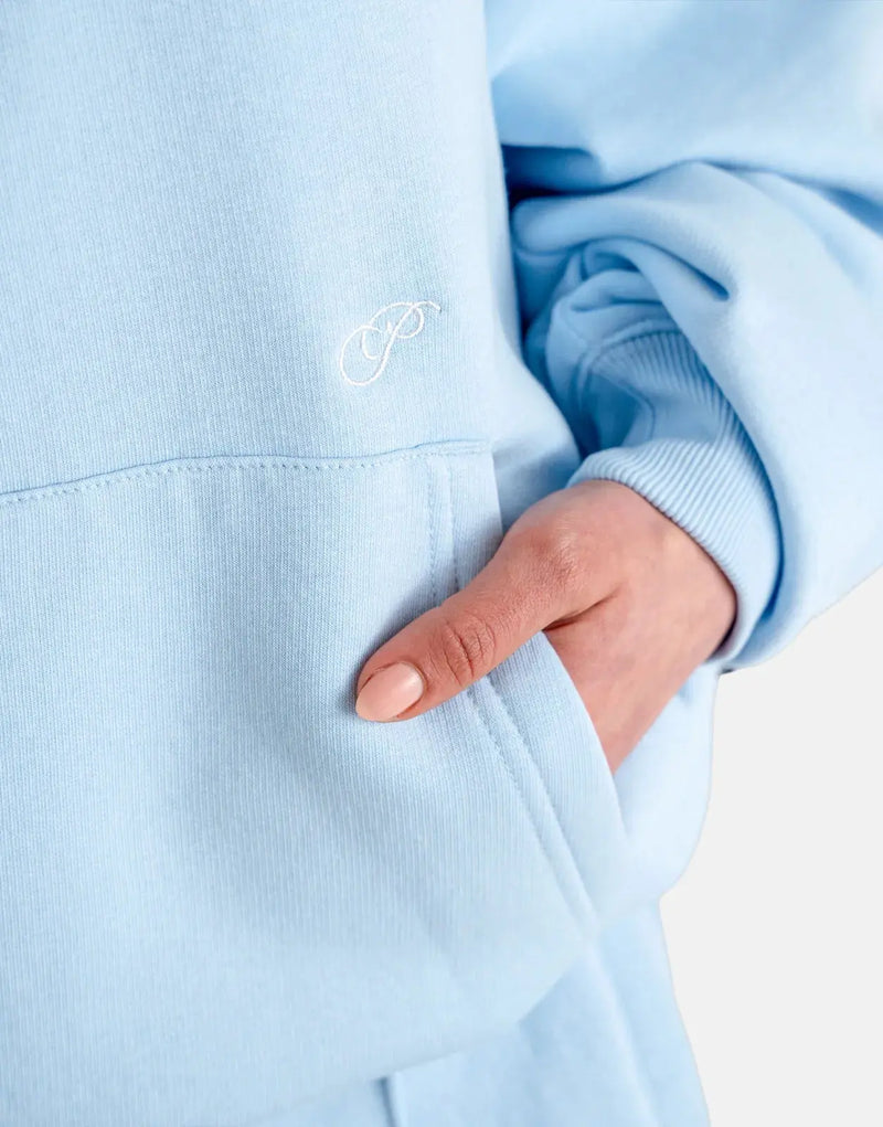 Prohibited Hometown Sky Blue Hoodie: Plush Comfort, Vibrant Azure, Durable Pullover Style