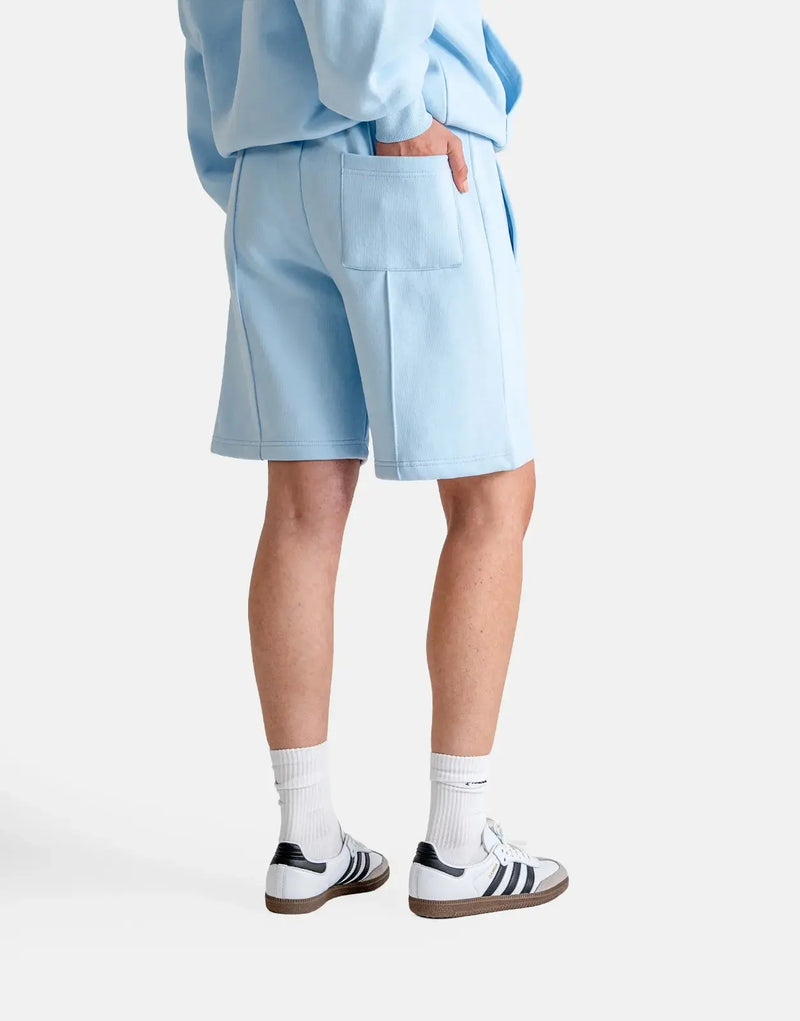 Prohibited Hometown Sky Blue Sweatshorts: Soft Breathable Cotton Blend, Relaxed Fit