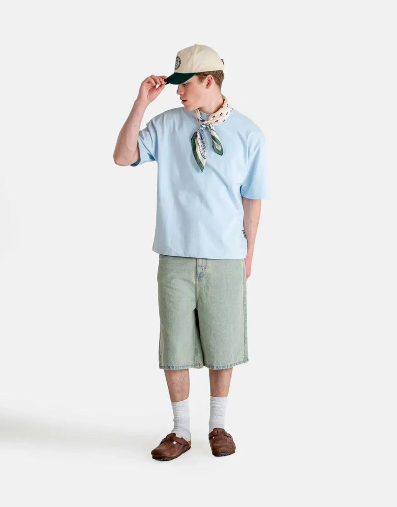 Prohibited Hometown Sky Blue Tee: Soft Cotton, Relaxed Fit, Ultimate Everyday Comfort