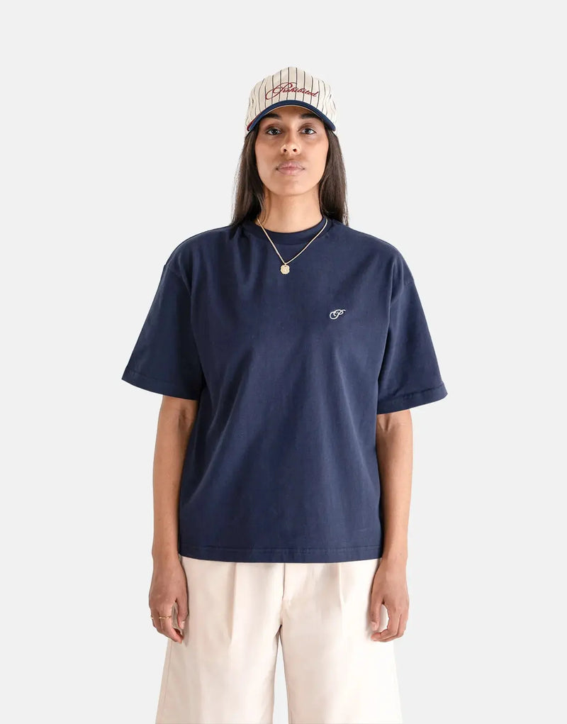Premium Prohibited Yacht Navy T-Shirt: Soft Cotton, Classic Fit, Effortless Style