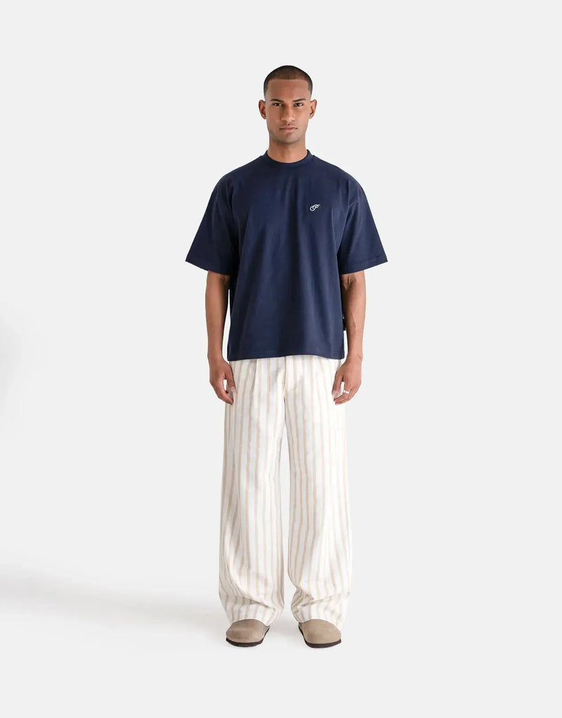Premium Prohibited Yacht Navy T-Shirt: Soft Cotton, Classic Fit, Effortless Style
