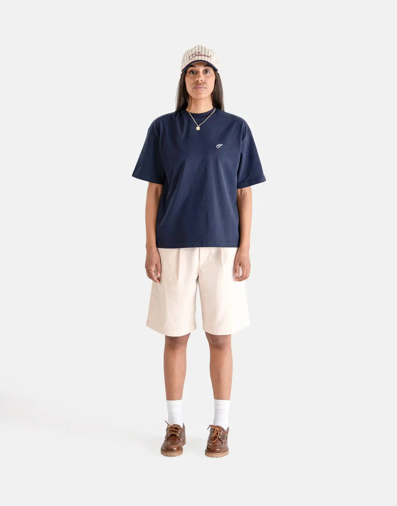 Premium Prohibited Yacht Navy T-Shirt: Soft Cotton, Classic Fit, Effortless Style