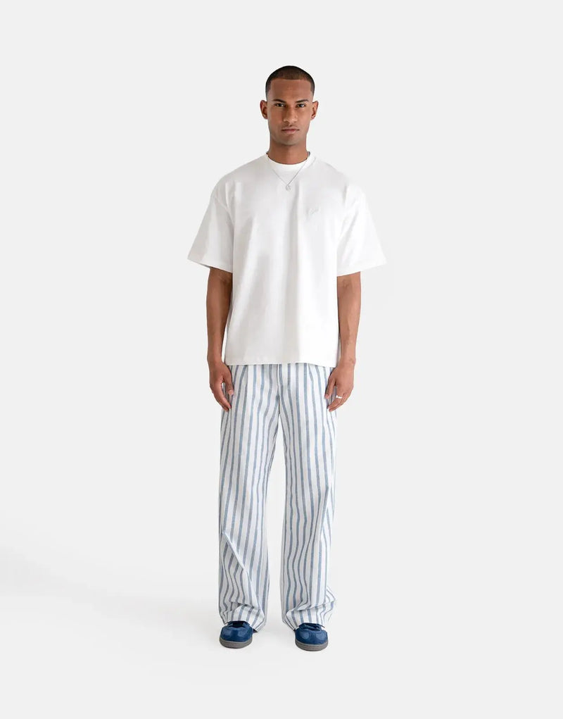 Prohibited Men's Yacht Off-White T-Shirt - Premium Cotton, Casual Style