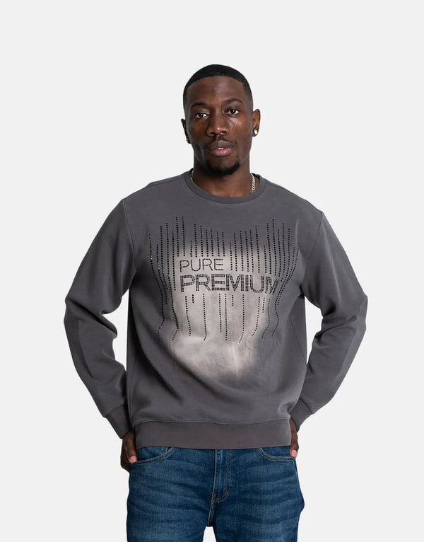 Luxurious Pure Premium Crema Sweatshirt for Men - Soft, Cozy Comfort Style
