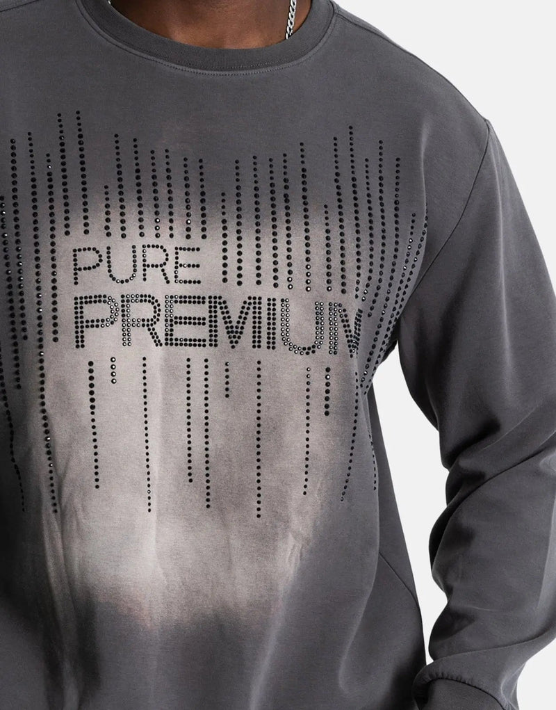 Luxurious Pure Premium Crema Sweatshirt for Men - Soft, Cozy Comfort Style