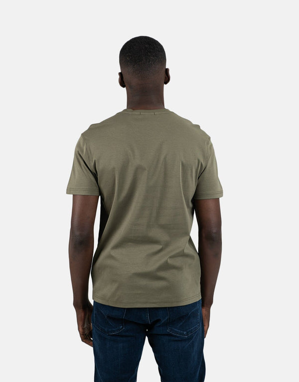 Pure Premium Grazie Men's Military Combat Green Cotton Crew Neck T-Shirt