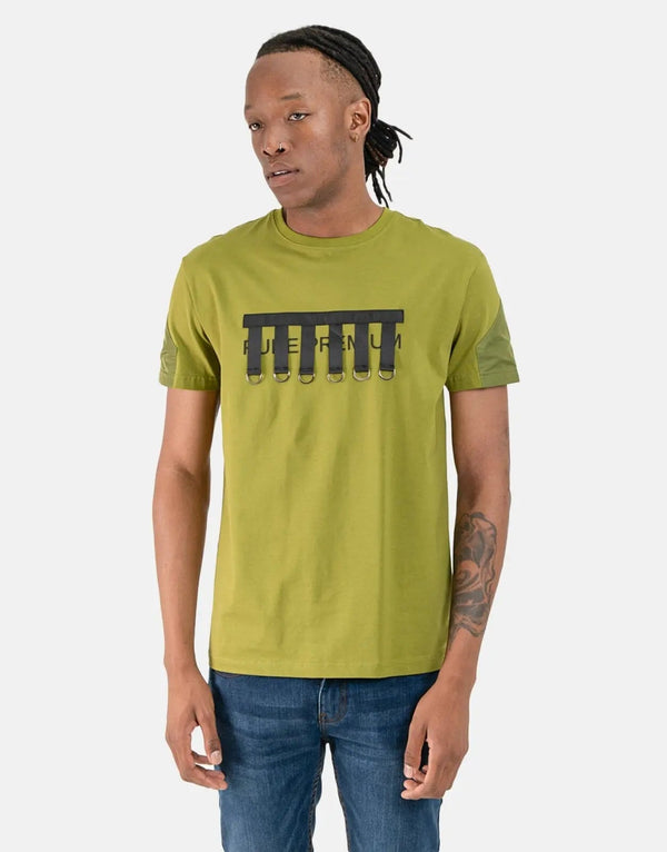 Pure Premium Men's Olive Strapin Tee: Soft, Durable, Stylish, Everyday Comfort