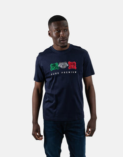 Pure Premium Zanetti Men's Black Ultimate Comfort Breathable Cotton T-Shirt