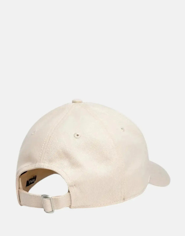 Replay Blue Jeans Embroidered White Smoke Baseball Cap - Cotton Canvas