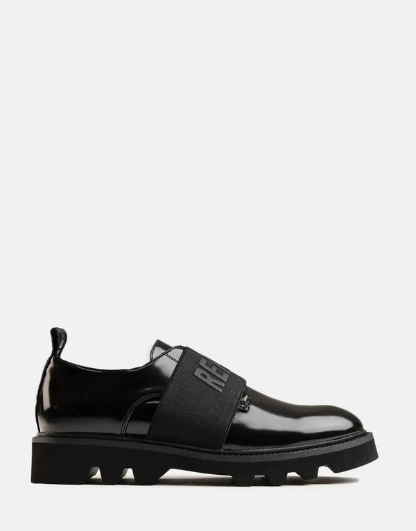 Replay Canver Brush Black Men's Canvas Sneakers with Cushioned Insole