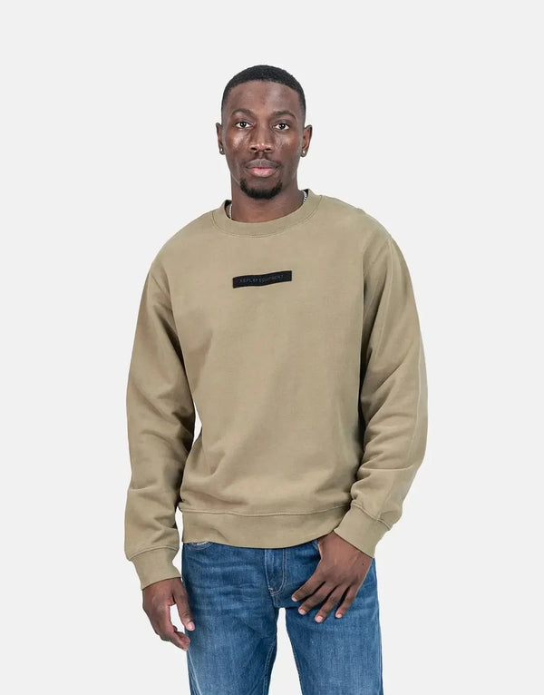 Replay Equipment Men's Premium Green Crewneck Sweatshirt - Ultimate Comfort & Style