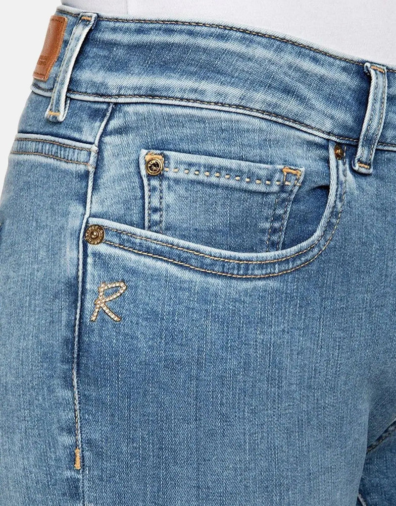 Replay Faaby Women's Slim Fit Dark Blue Power Stretch Denim Jeans
