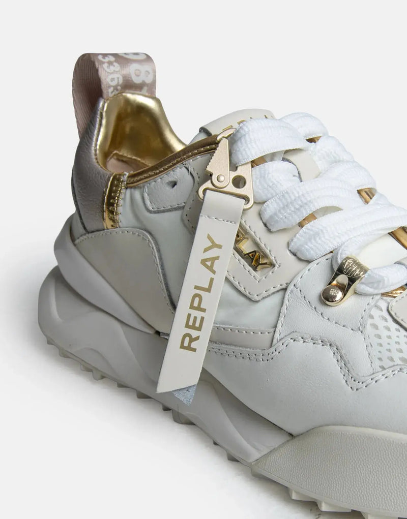 Replay Field W Speed 2 Women's White Lightweight Comfort Sneakers
