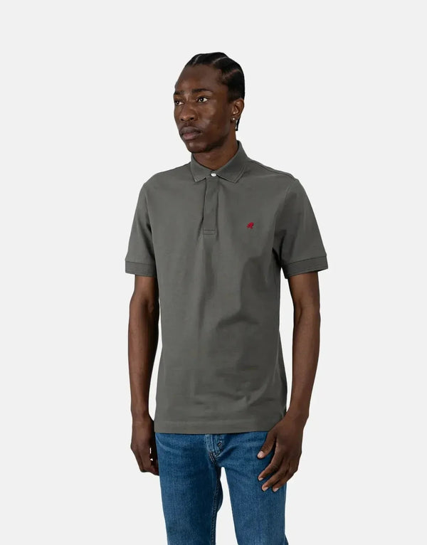 Replay Men's Classic Grey Soft Breathable Polo Shirt - Effortless Style & Comfort