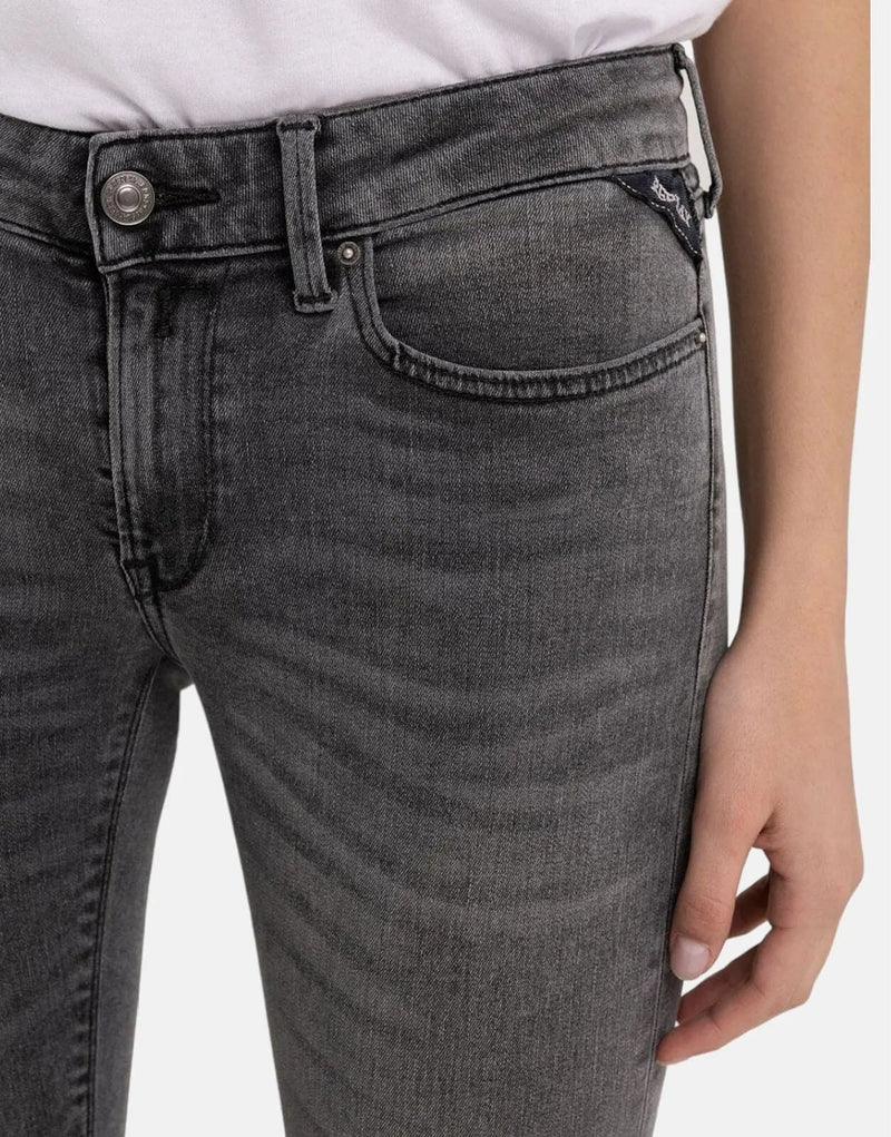Replay Women's Hyperflex New Luz Skinny Fit Grey Jeans Sustainable Denim