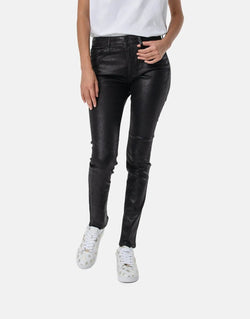 Replay Women's Luzien High Waist Black Skinny Jeans: Slim Fit, Premium Denim