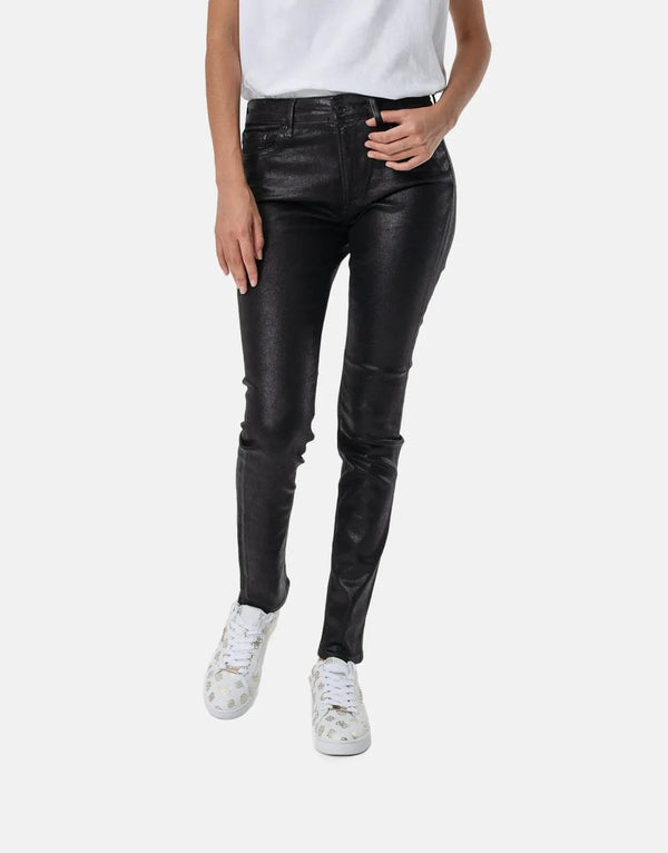 Replay Women's Luzien High Waist Black Skinny Jeans: Slim Fit, Premium Denim