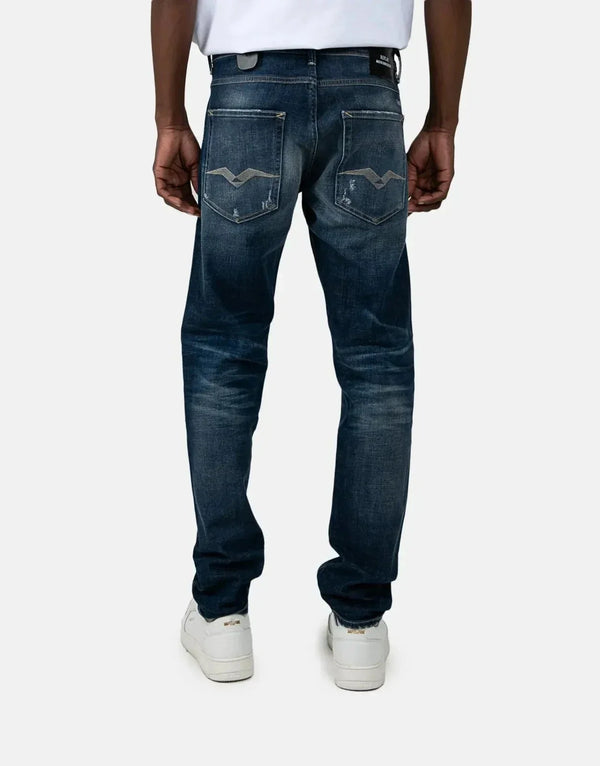 Replay Maestro Selection Men's Premium Blue Denim Jeans Slim Fit