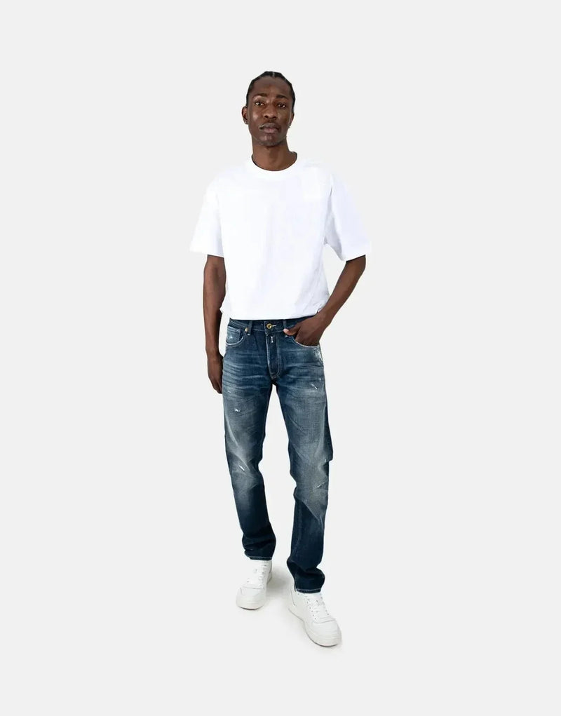 Replay Maestro Selection Men's Premium Blue Denim Jeans Slim Fit