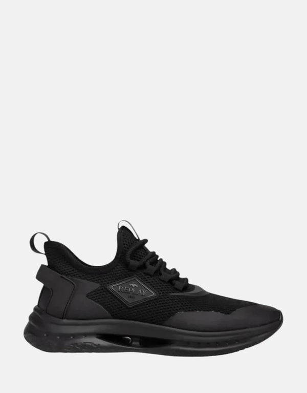 Replay Milefor Base Black Men's Sneakers: Stylish, Durable, Comfortable Footwear for Everyday
