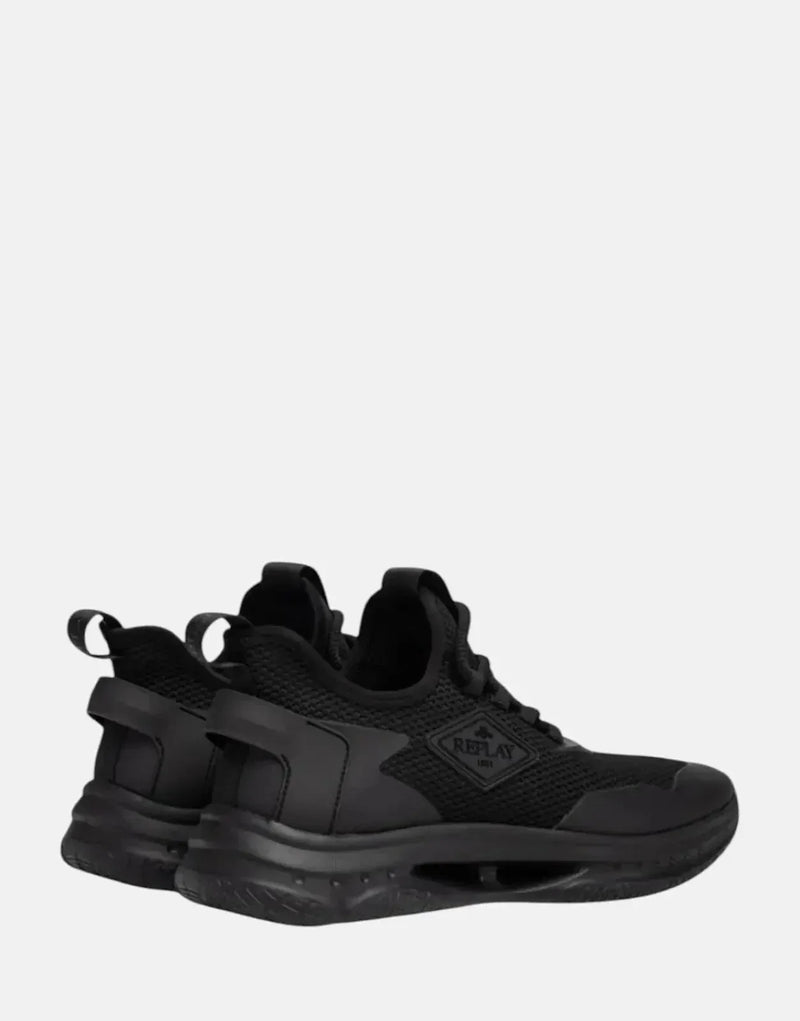 Replay Milefor Base Black Men's Sneakers: Stylish, Durable, Comfortable Footwear for Everyday