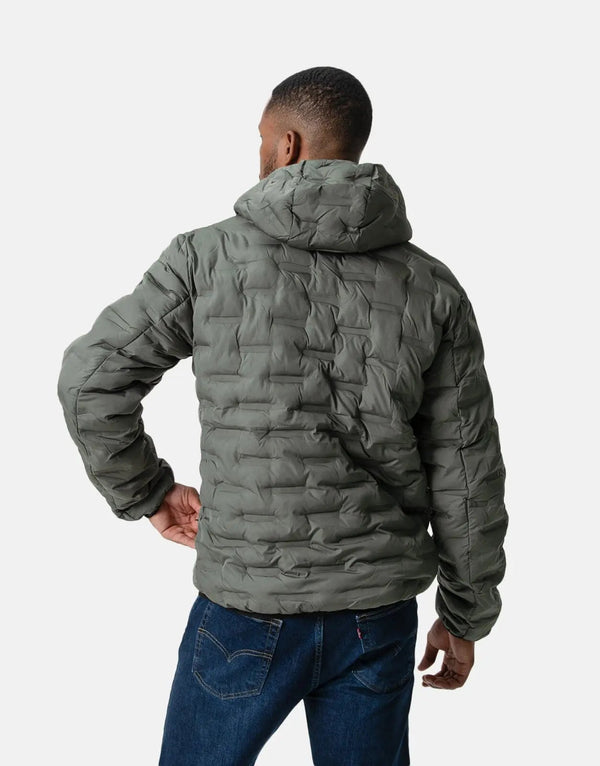 Replay Men's Pistachio Green Lightweight Puffer Jacket for Winter Style