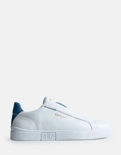 Replay Polys M Cross White Blue Sneakers: Stylish Men's Comfort Everyday Footwear
