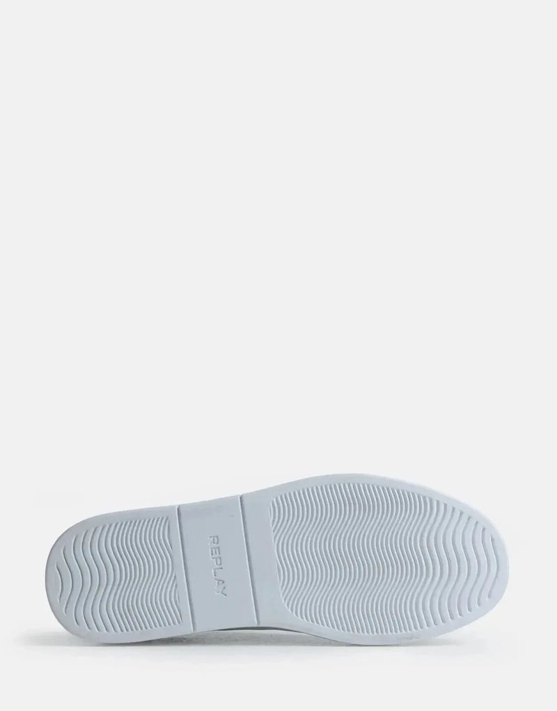 Replay Polys M Cross White Blue Sneakers: Stylish Men's Comfort Everyday Footwear