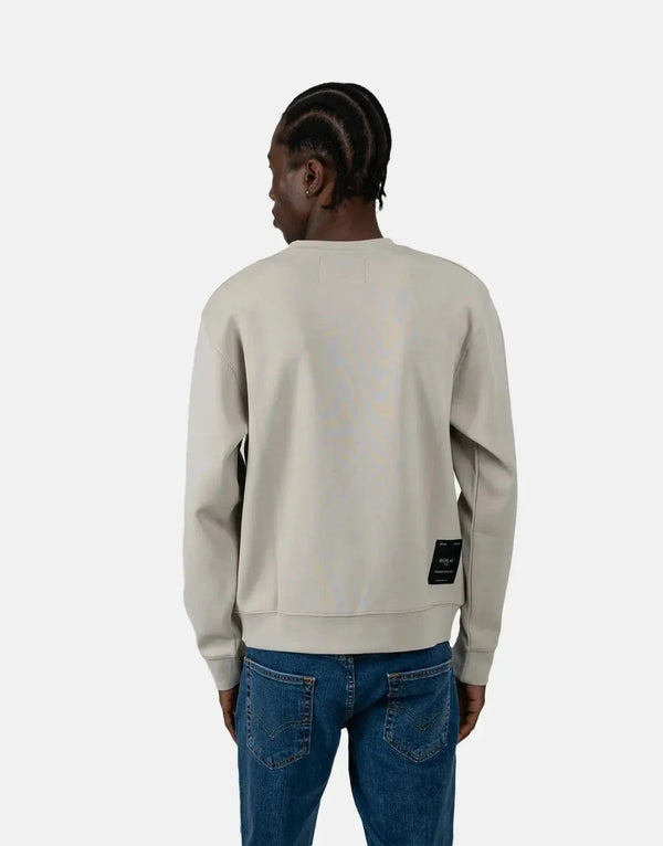 Replay Premium Selection Brown Crew Neck Sweatshirt: Cozy Comfort & Stylish Everyday Wear