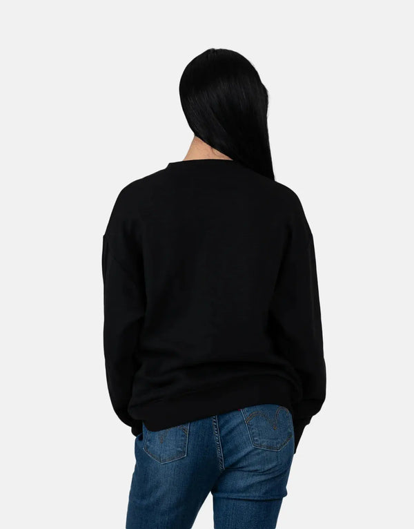 Replay R-Logo Black Sweatshirt: Premium Comfort, Stylish Everyday Wear, Iconic Design