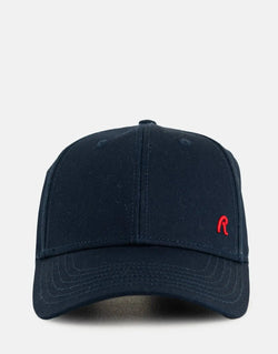 Replay Side R-Logo Majolica Blue Cap: Stylish Adjustable Baseball Hat for Men