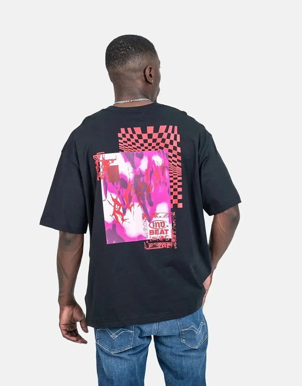 Replay Men's Splatter Print T-Shirt: Edgy, Comfortable, Premium Cotton Tee