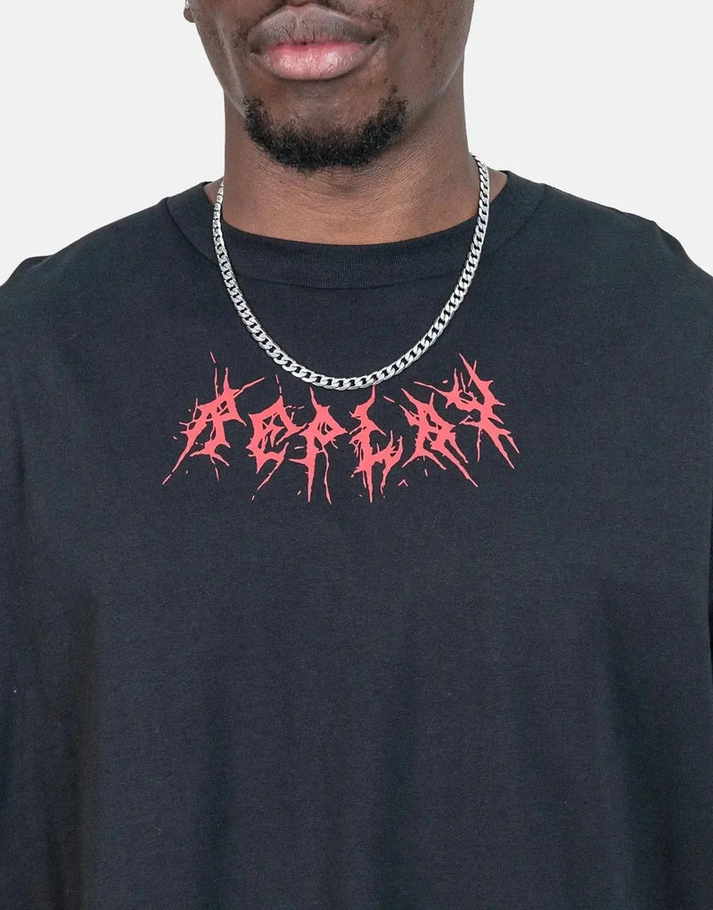Replay Men's Splatter Print T-Shirt: Edgy, Comfortable, Premium Cotton Tee