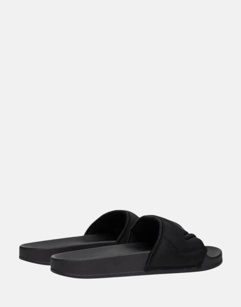 Replay Up Rhombus Black Slides - Sleek, Cushioned Comfort Footwear for Men