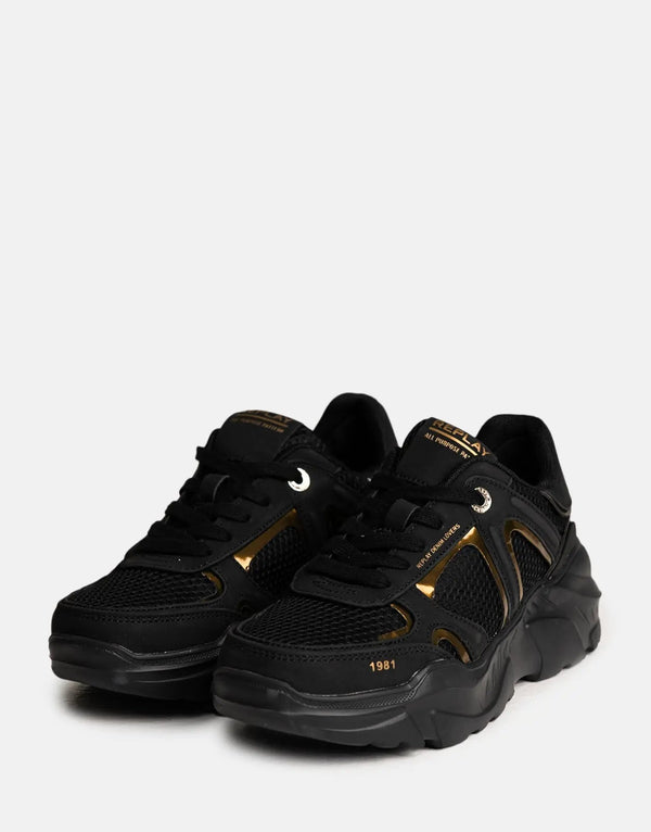 Replay Vanessa Couple Black Women's Sneakers - Stylish, Comfortable, Durable Everyday Footwear