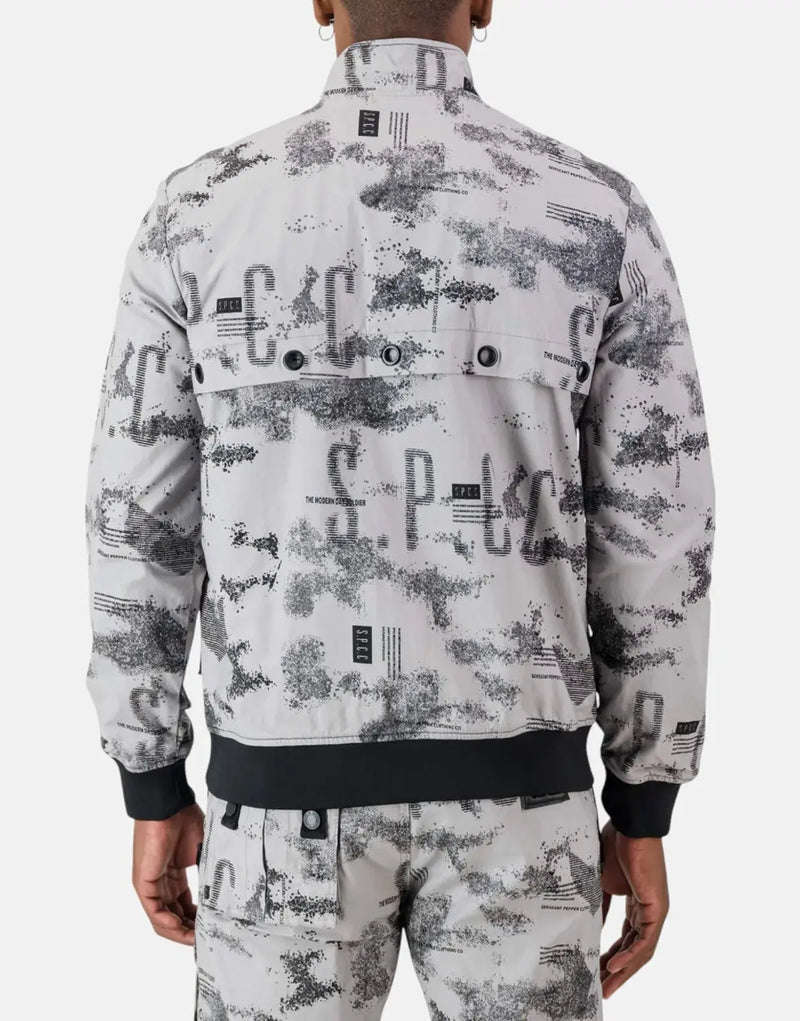 SPCC Ackroyd Men's Mid Grey Cotton Twill Jacket: Durable, Stylish Urban Outerwear