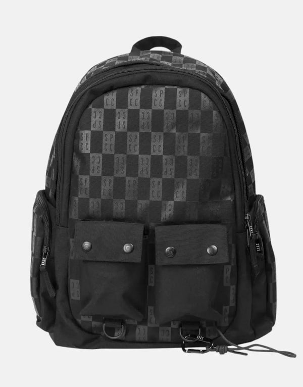 SPCC Allora Black Backpack: Durable Urban Explorer Bag with Padded iPad Section
