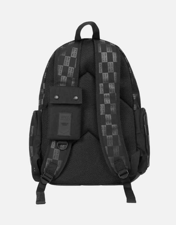SPCC Allora Black Backpack: Durable Urban Explorer Bag with Padded iPad Section