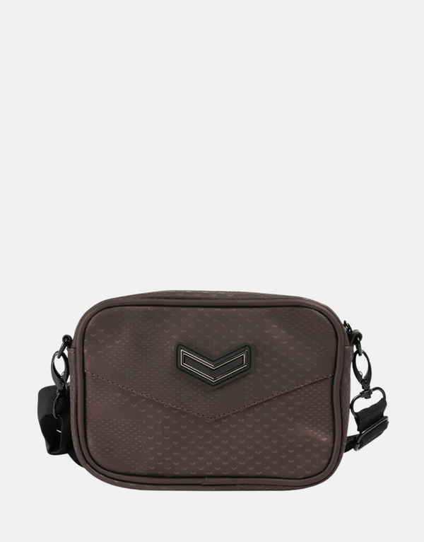 SPCC Fedden Durable Debossed PU Hip Bag: Adjustable Strap & Secure Zip