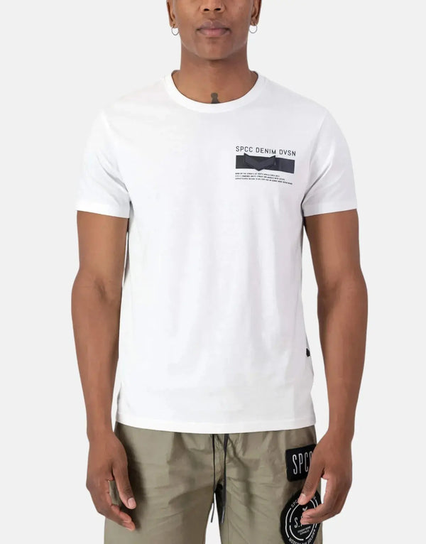 SPCC Girona Men's Premium White T-Shirt: Soft, Relaxed Fit, Stylish Comfort