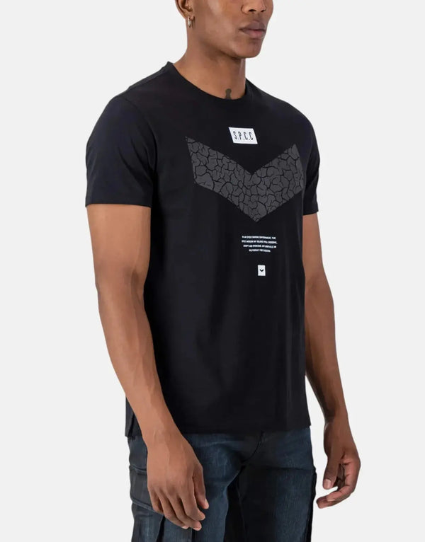SPCC Hansen Black Premium Soft Comfort Tee: Modern Streetwear Style for Men