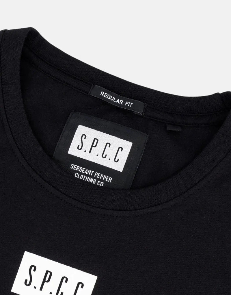 SPCC Hansen Black Premium Soft Comfort Tee: Modern Streetwear Style for Men